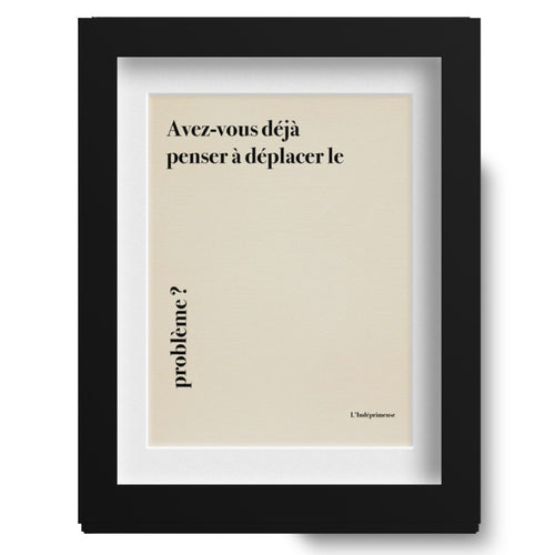 Déplacer Le Problème