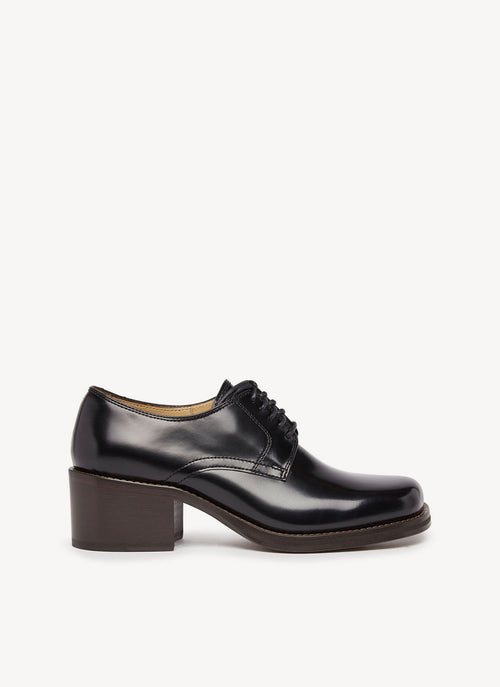 Lemaire - Derbies À Talon - Black - Femme