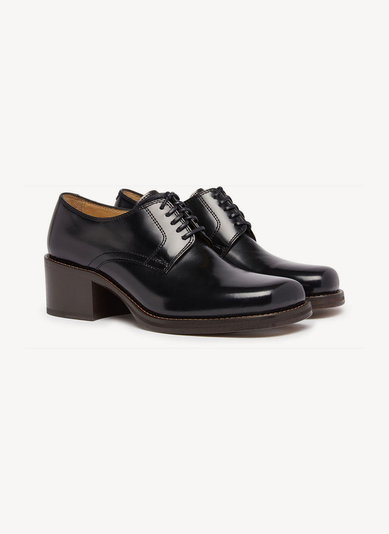 Lemaire - Derbies À Talon - Black - Femme