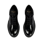 Anaki - Debby Derby Shoes - Crinkled Patent Black