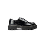 Anaki - Debby Derby Shoes - Crinkled Patent Black