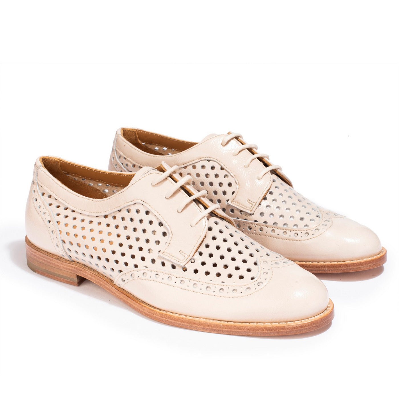 Derbies Margot - Verni Ivoire