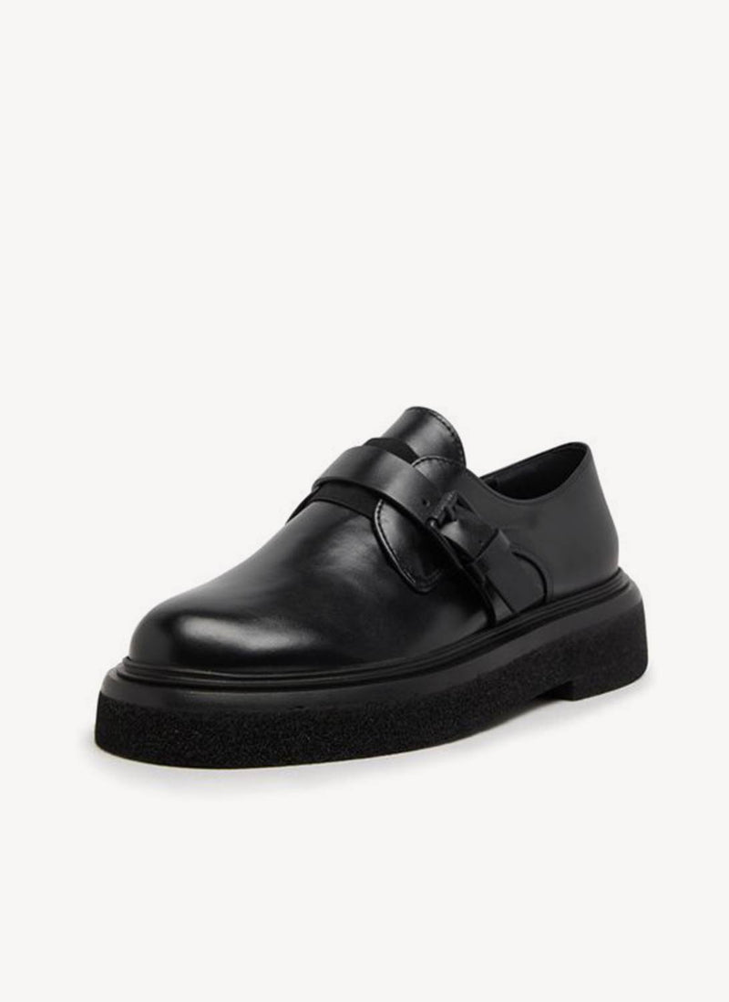 Max Mara - Derbies Monk Strap Urban - Black - Femme