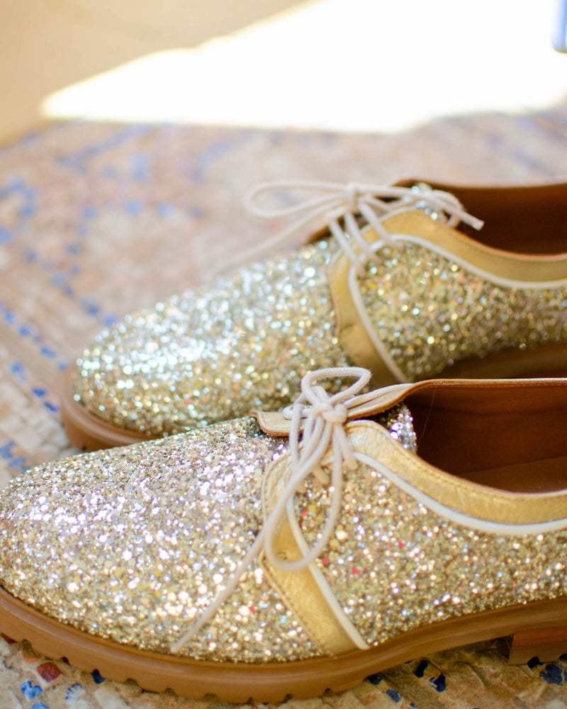 Derbies Oxford Glitter