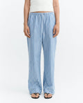 Pantalón relaxed rayas azul Brigitte