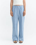 Pantalón relaxed rayas azul Brigitte
