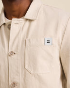 Denim-Worker-Jacke Off White