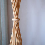 Huron - Lampadaire En Bambou Naturel