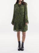 Salsa - Robe Fleurie - Dark Green - Femme