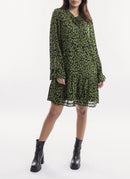 Salsa - Robe Fleurie - Dark Green - Femme