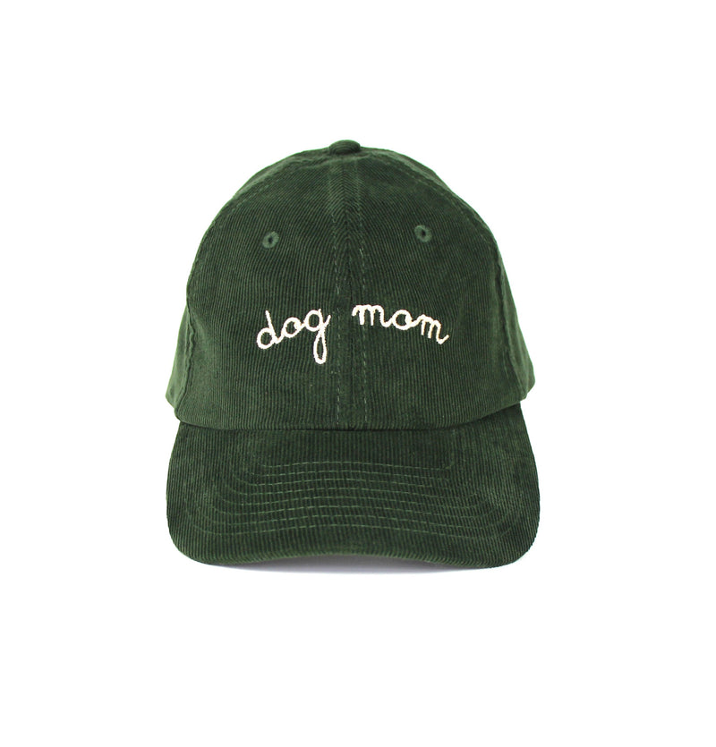 Casquette en velours dog mom