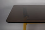 Sansa - Dining Room Table - Glass - Gold