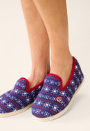 Chaussons D'Intérieur En Laine - Pantoufles Flocon