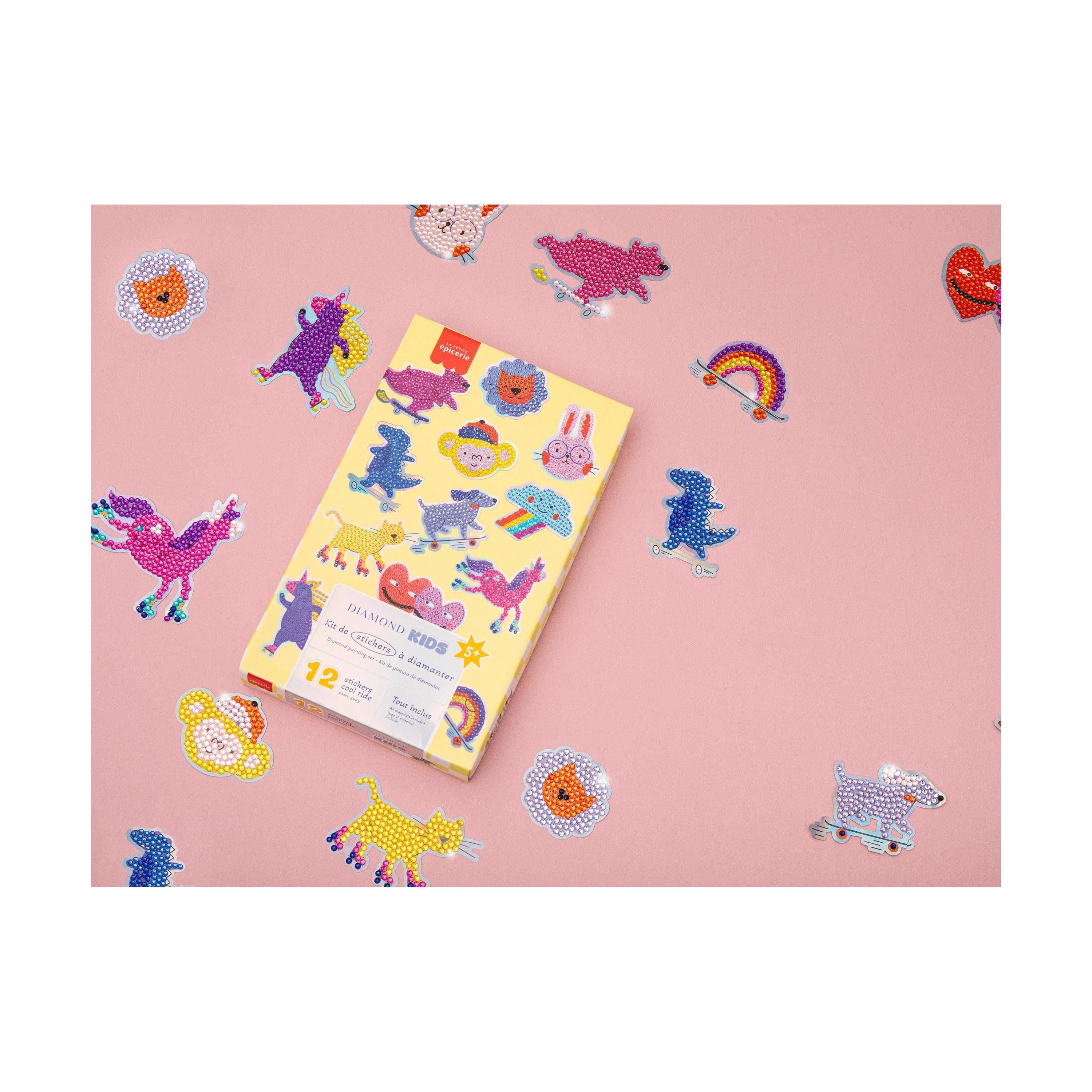 Diamond Painting Kids Creative Kit - Cool Ride Stickers
