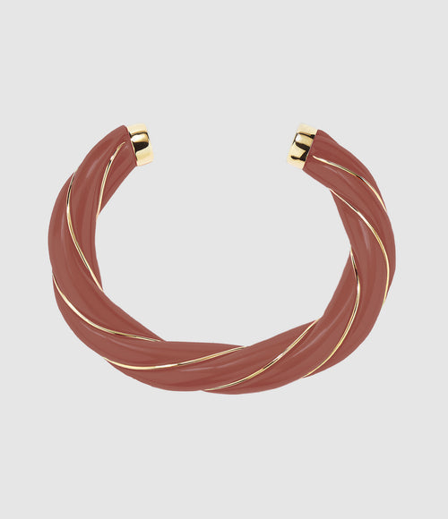 Aurelie Bidermann - Jonc Diana Chocolat - Femme