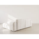 Diane - Canapé D'Angle - 4 Places - Velours Texturé - Beige