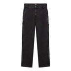 Jeans Carpenter Relaxed Da Ragazzo - Black Wash