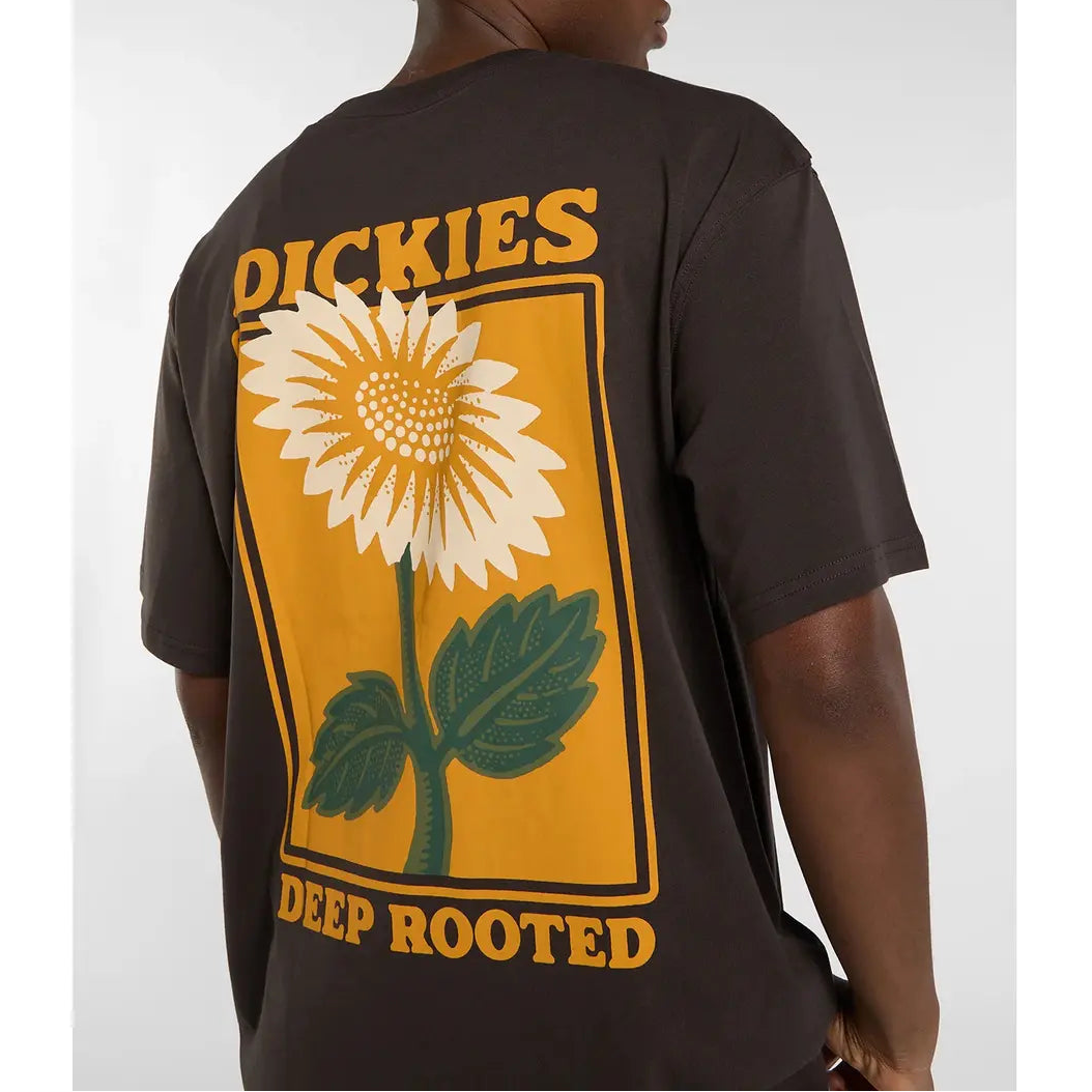 Sunflower Lightweight T-Shirt - Dark Brown