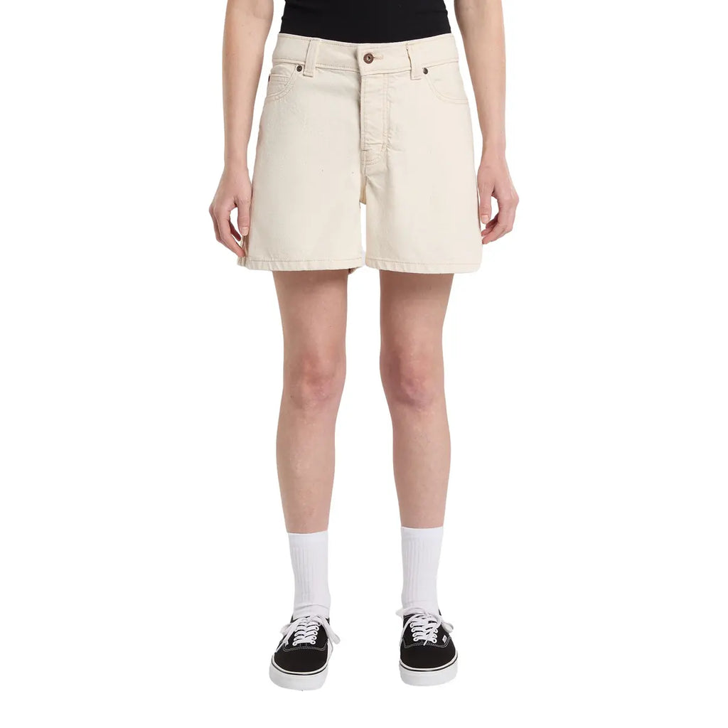 Women'S 984 High Waist Jean Shorts, 5" - Ecru