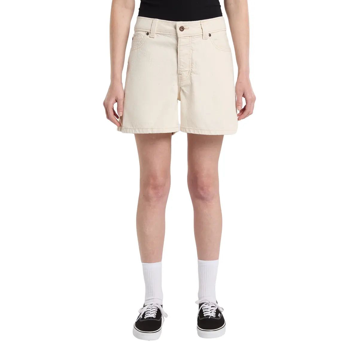 Women'S 984 High Waist Jean Shorts, 5" - Ecru