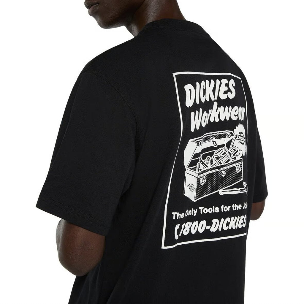 Dickies Dry Ridge Ss Tee Black - Polo A Maniche Corte - Black