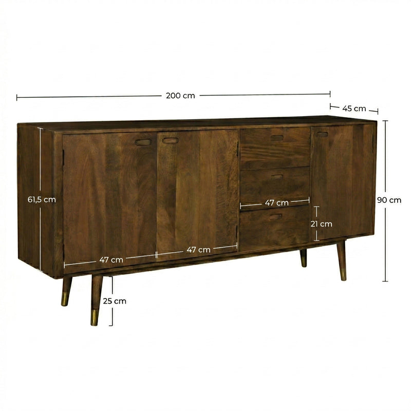 Colombo Storage Unit - Brown