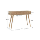 Console Masala en bois de manguier 2 tiroirs