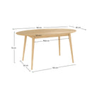 Eddy Table - Brown - 6 Persons