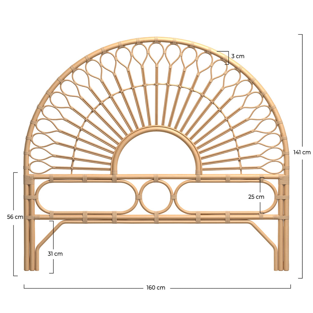 Bahia - Natural Rattan Headboard