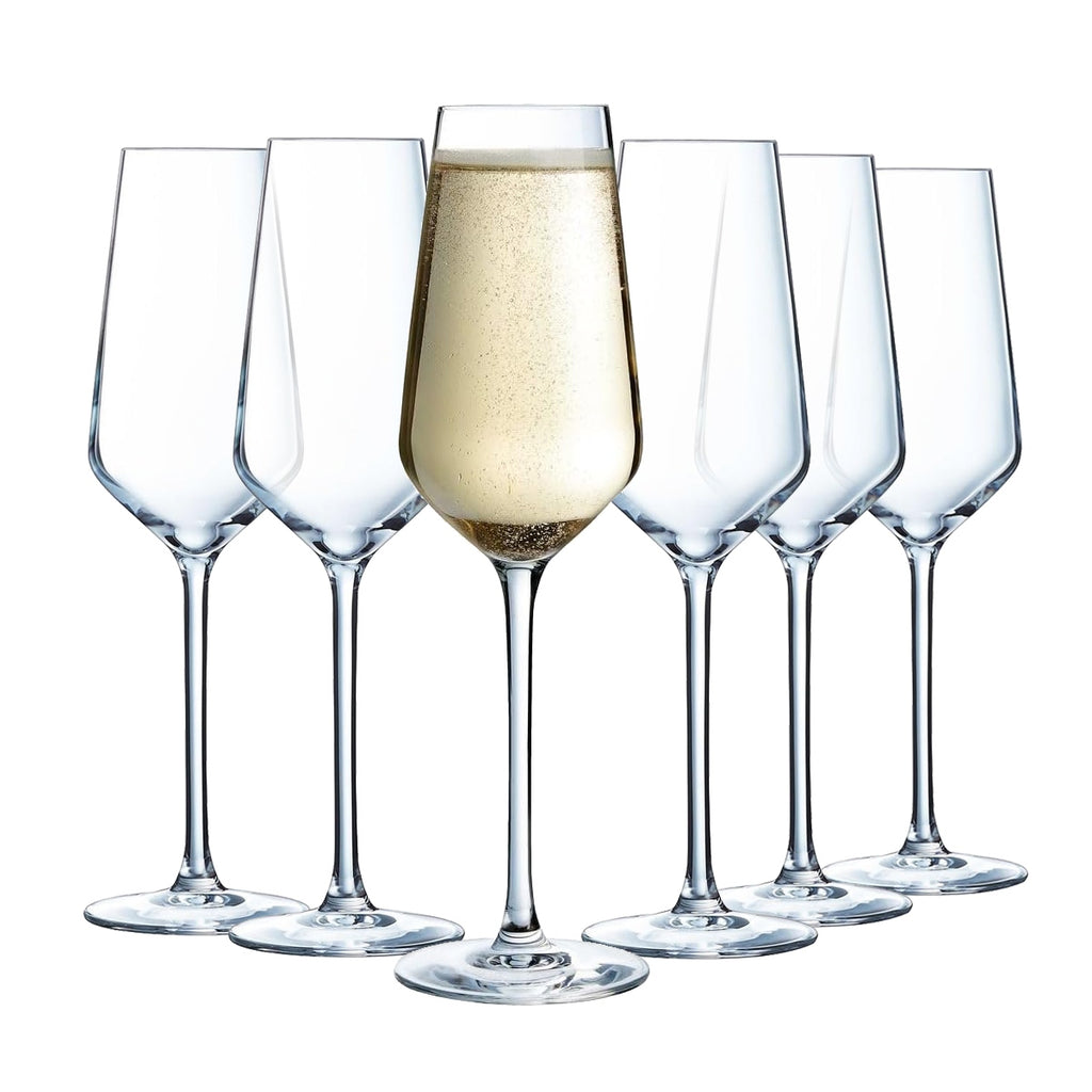 Distinction - 6 Champagne Flutes - 23cl - Chef&Sommelier