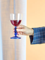 Noemi - Wine Glass - Blue - Glass