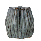 Hadya - Set of 12 Candle Holders - Blue - Stoneware