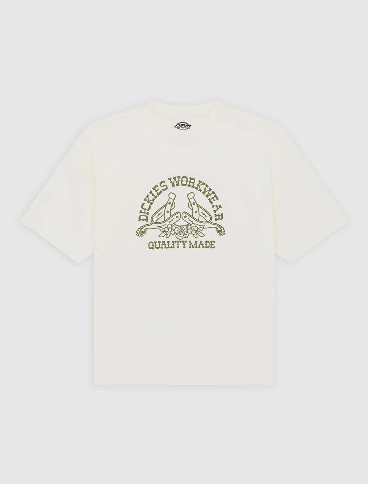 T-shirt oversize Workwear di Dickies - Egret