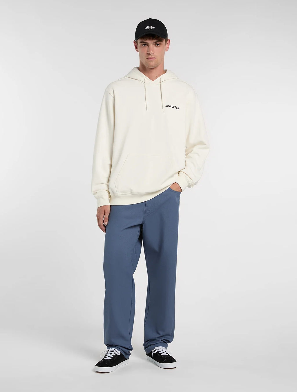 Dickies Loretto Felpa Con Cappuccio, Uomo, Taglia: Medium, Ecru - Ecru