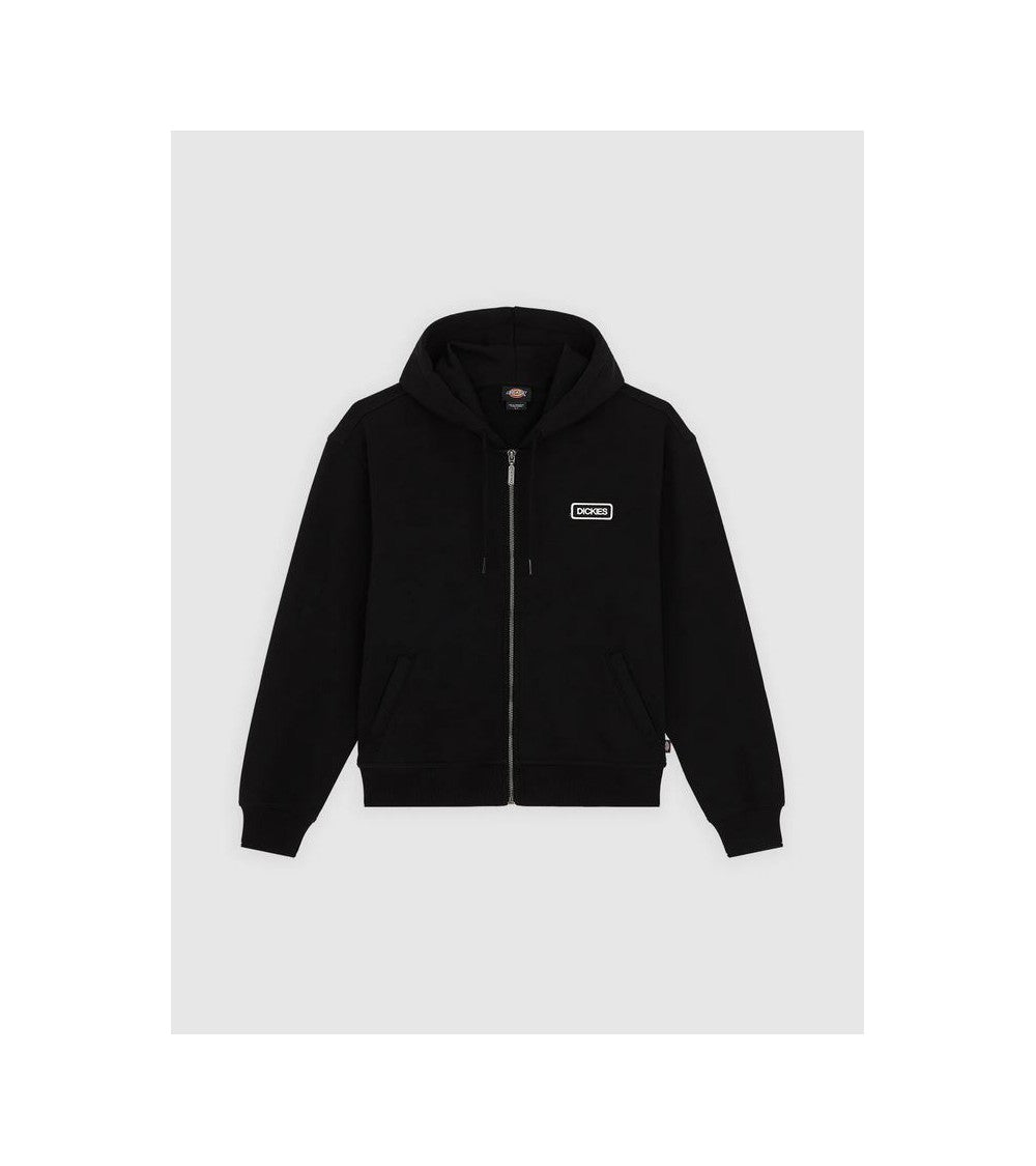 Felpa con cappuccio e zip Dickies Deshler - Black