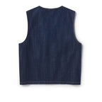 Dickies x Harley-Davidson Sleeveless Denim Jacket - Rinsed Indigo Blue