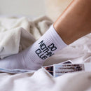 Do Nothing Club Tennis Socks - White