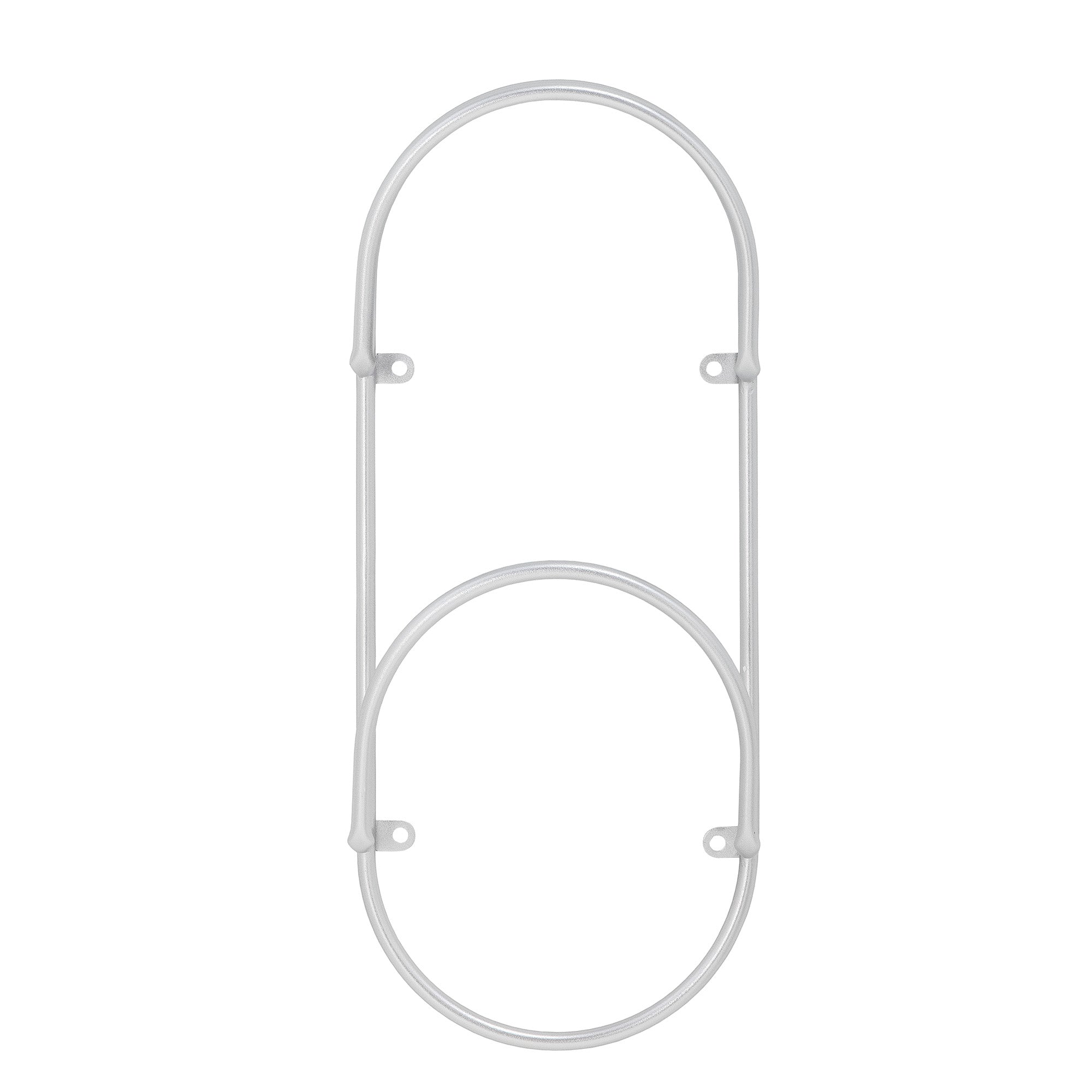 Carlton - Magazine Holder - Silver - Metal