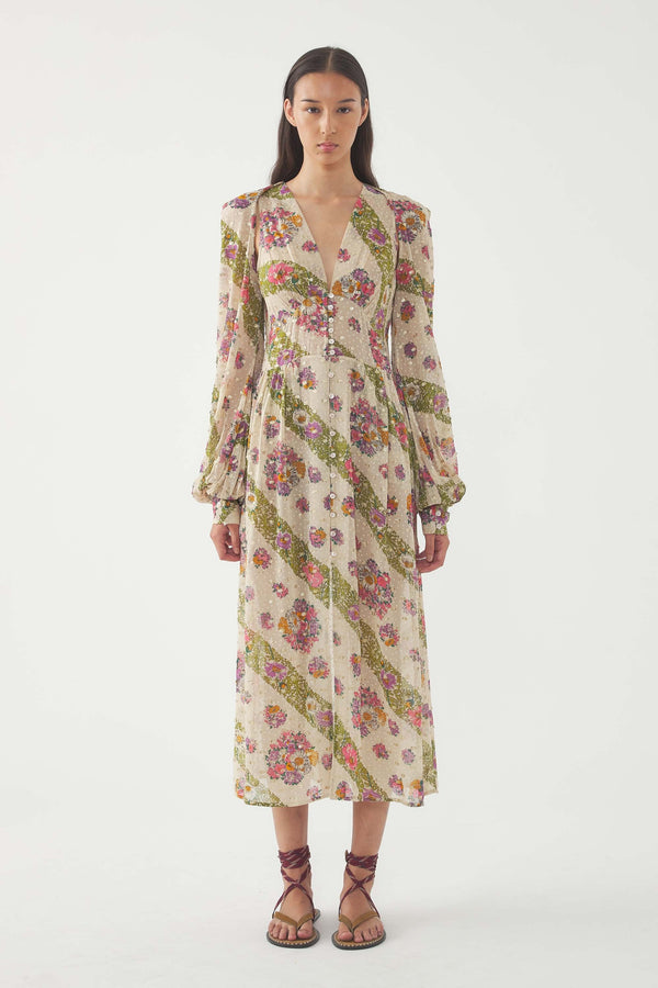 Robe Longue Dona - Multicolore