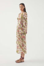 Robe Longue Dona - Multicolore