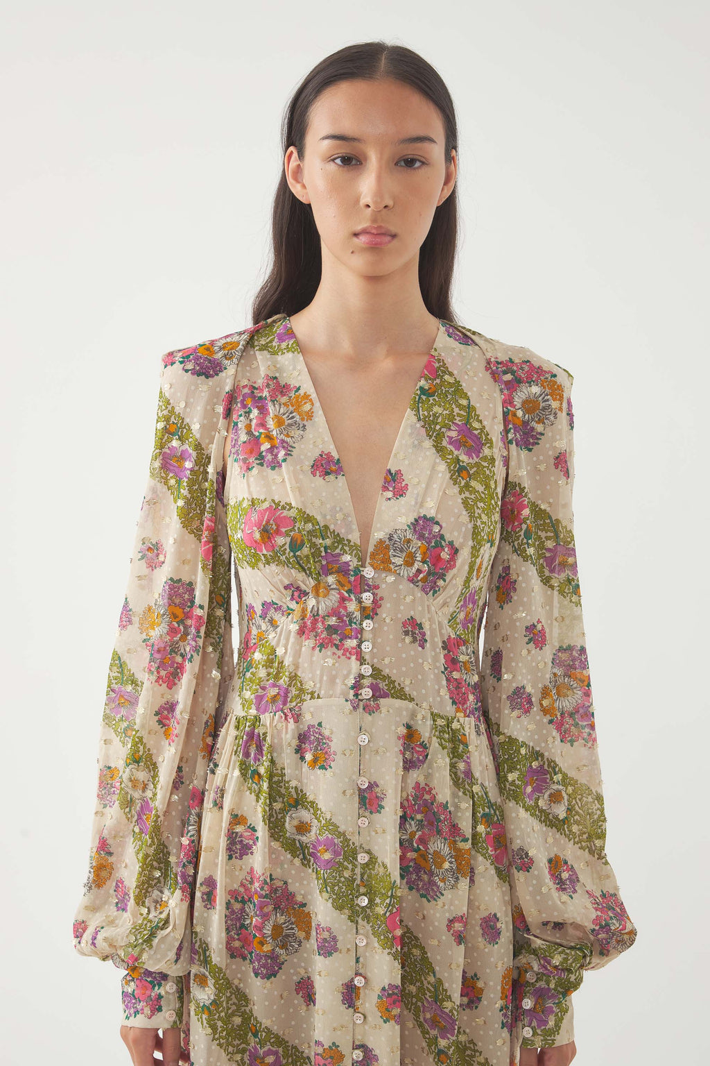 Robe Longue Dona - Multicolore