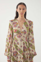 Robe Longue Dona - Multicolore
