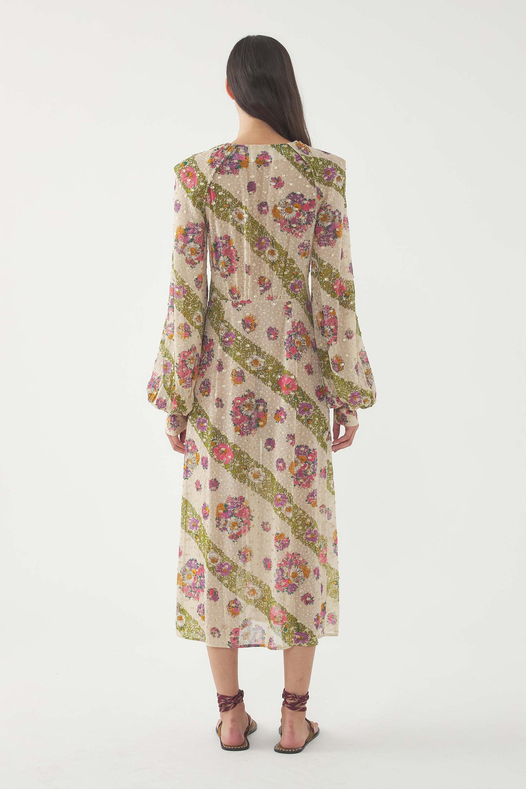 Robe Longue Dona - Multicolore