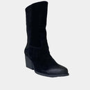 Mi-Bottes Ann Tuil Donatela - Velours Noir