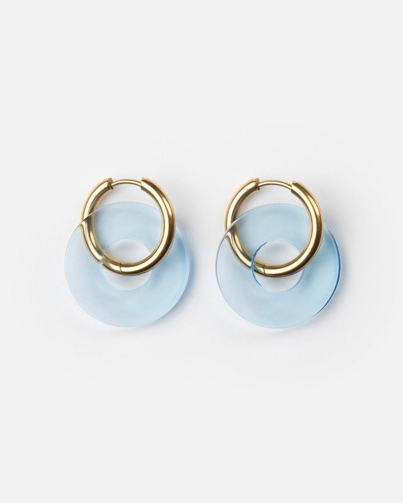 Pendientes Donut - Azul