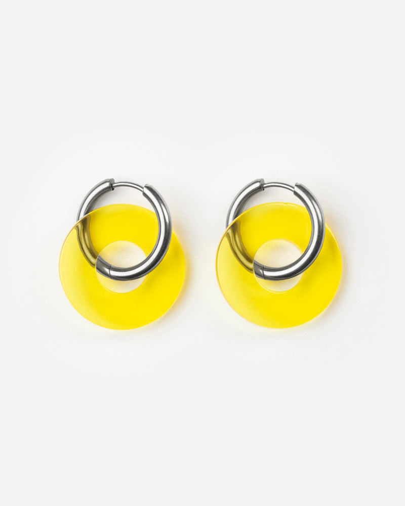 Pendientes Donut - Amarillo