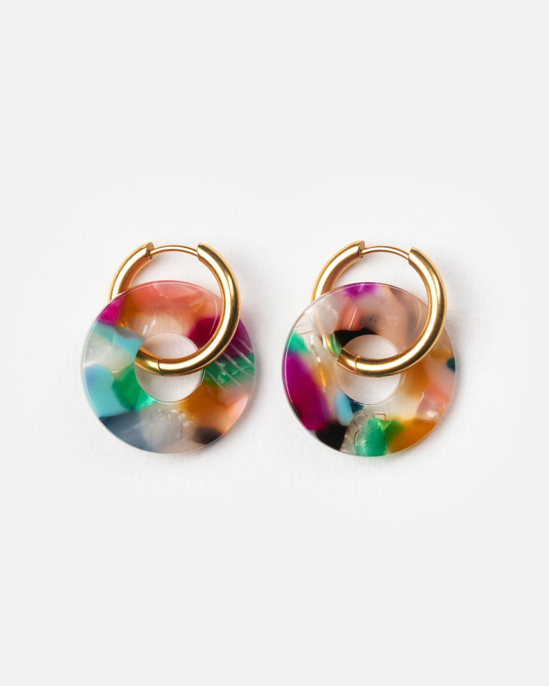 Donut Earrings - Confetti