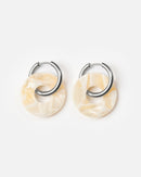 Donut Earrings - Nude