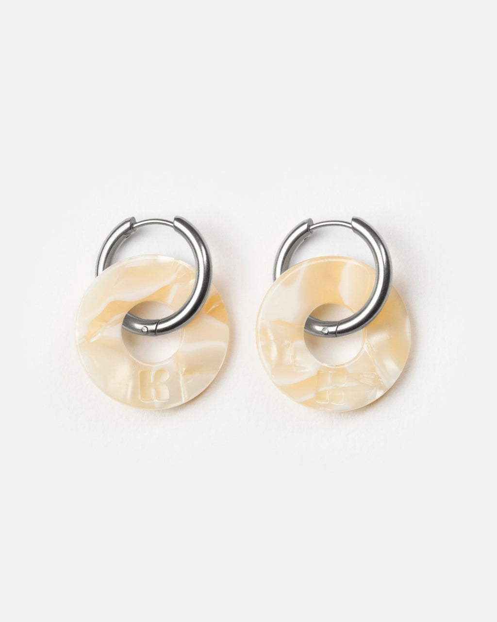 Boucles D'Oreilles Donuts - Nude