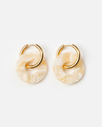 Boucles D'Oreilles Donuts - Nude
